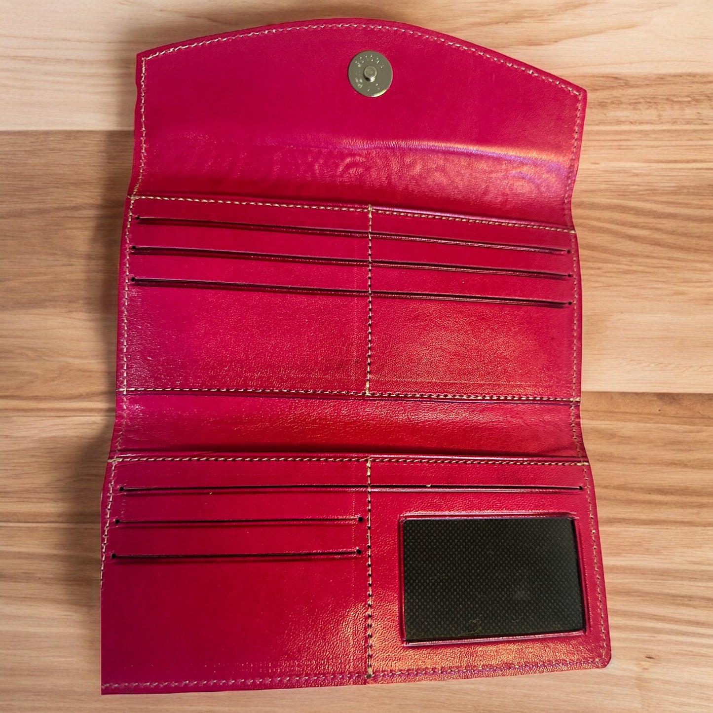 Pink Leather Wallet