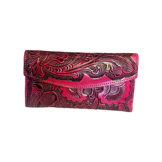 Pink Leather Wallet