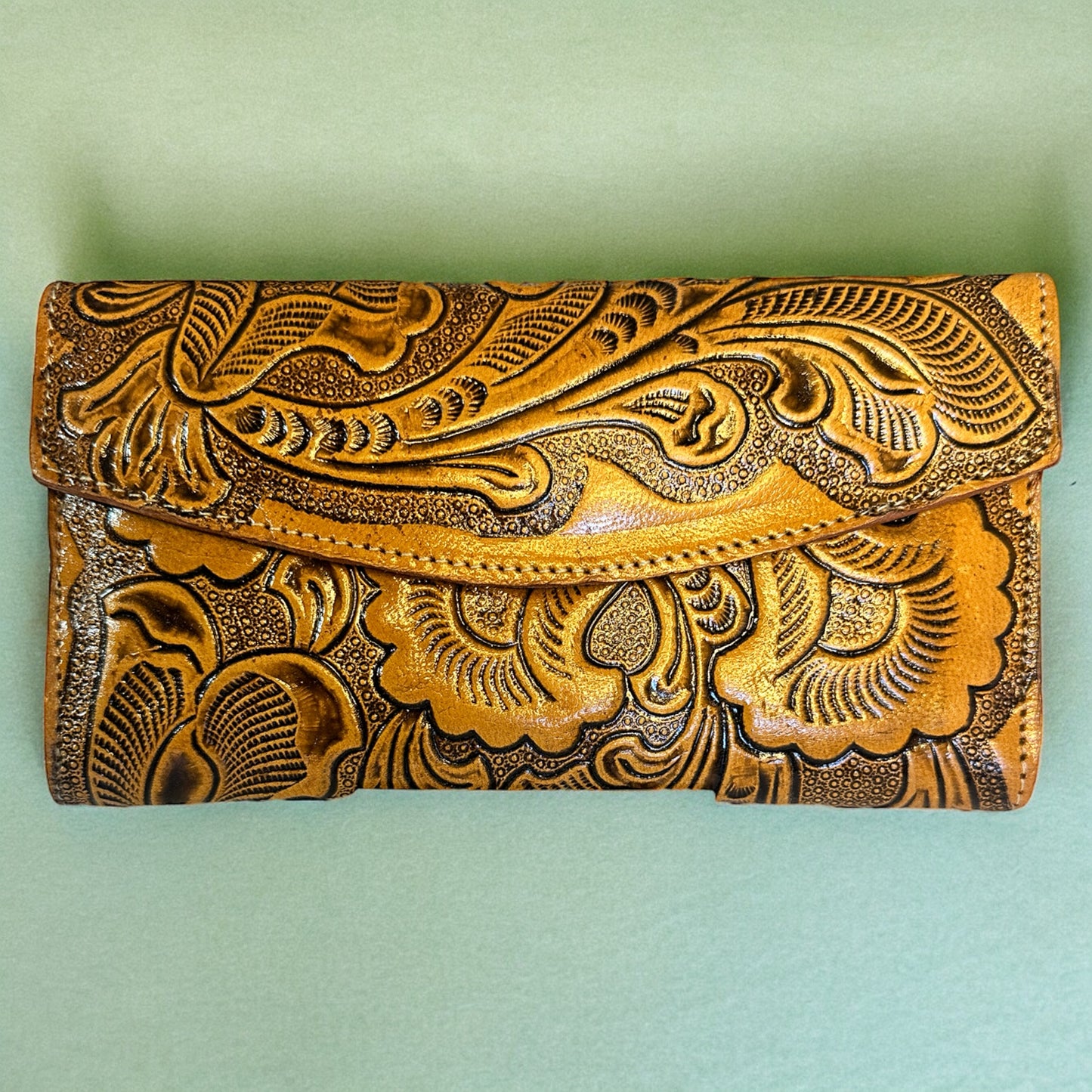 Yellow Leather Wallet